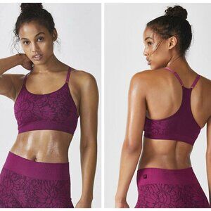 Fabletics Samana Seamless Sports Bra Jacquard